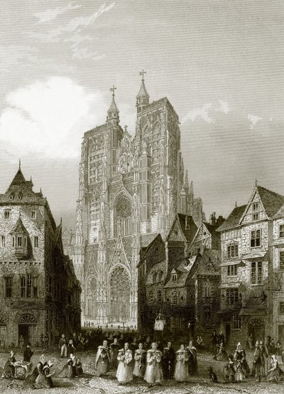 Abbeville Cathedral by English School